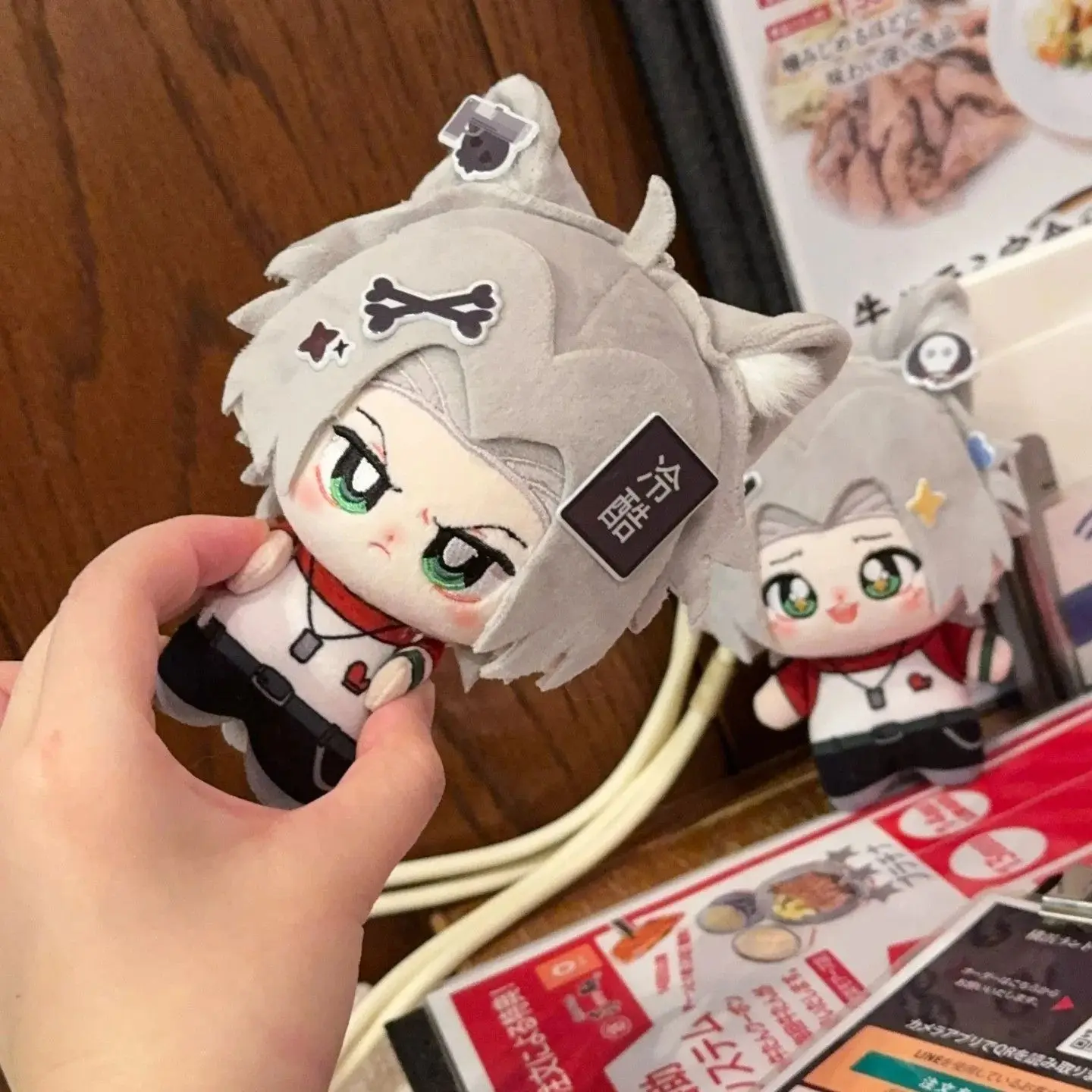 أنيمي هيتمان تولد من جديد! Gokudera Hayato أرقام 10 سنتيمتر أفخم تأثيري حقيبة ظهر جميلة معلقة نجم البحر الجسم لعب المشجعين الهدايا