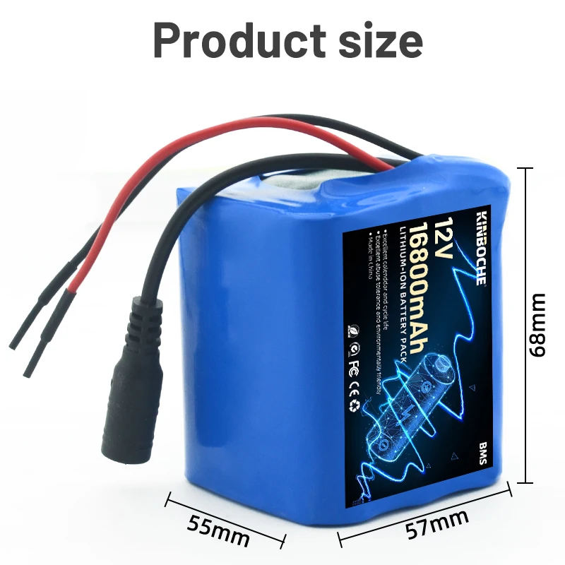 12V lithium electronic battery 3S3P 8AH 18650 suitable for electric tools, toy batteries, LED light batteries+chargers