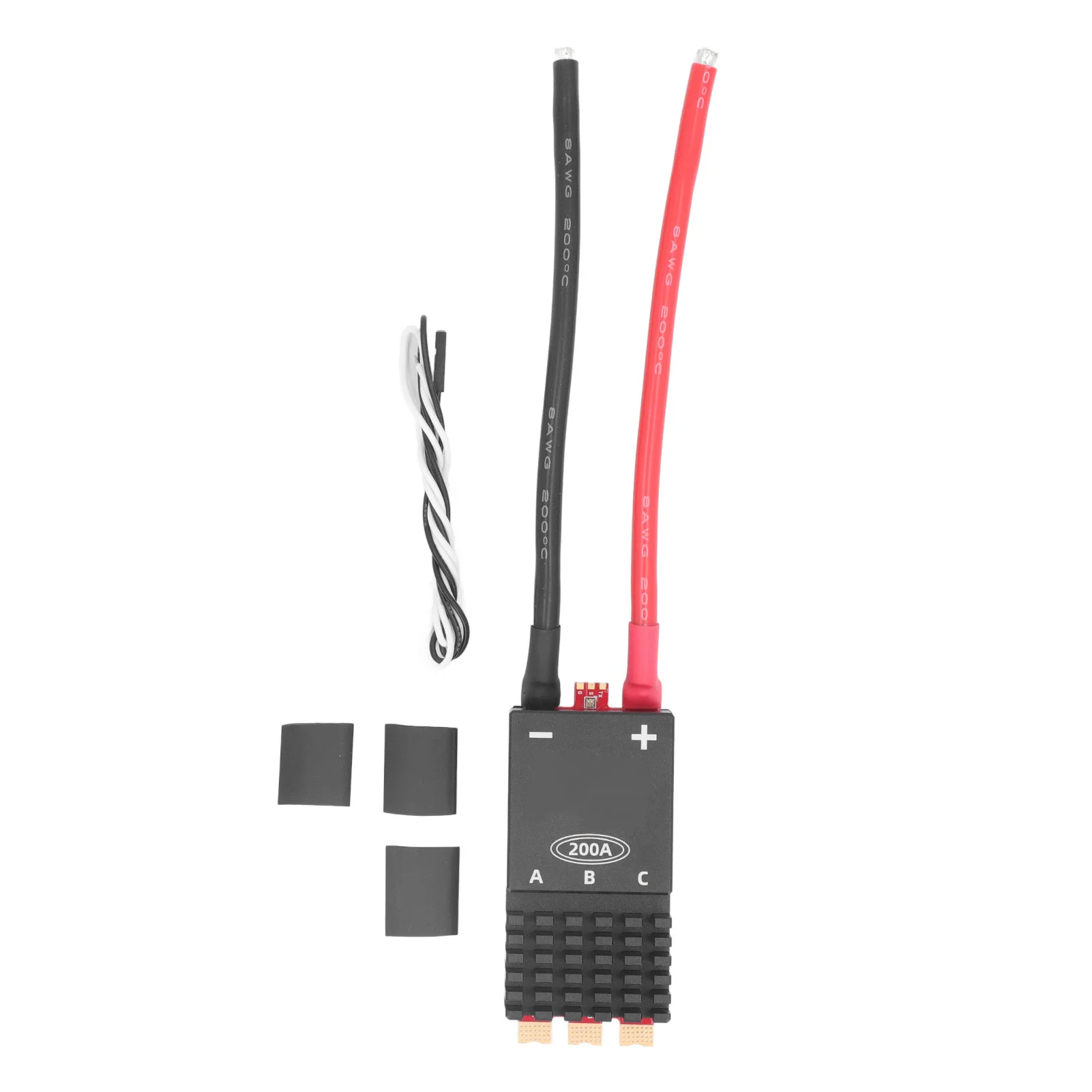 فرش ESC 200A 5 ‐ 12S بطارية تعمل بالطاقة RC محرك السيارة الكهربائية سرعة تحكم 128 كيلو هرتز PWM DC18V ‐ 50.4 فولت فرش ESC