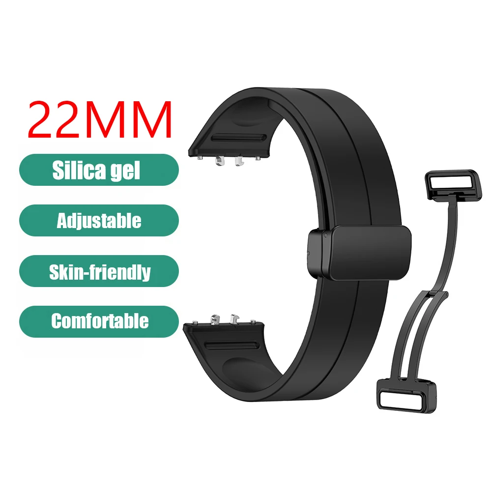 

Силиконовый ремешок для часов с регулируемой магнитной застежкой, спортивный браслет, магнитный ремешок для часов Samsung Galaxy Fit 3