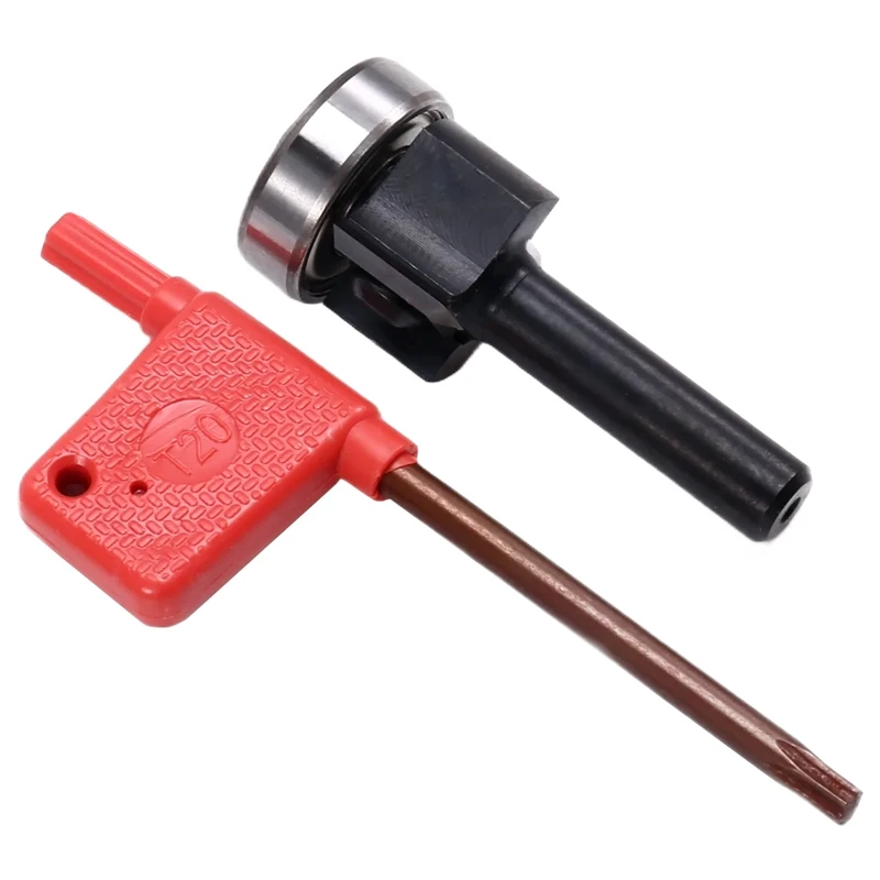 8mm fresa de borda dupla com rolamento nivelado guarnição roteador bit para trabalhar madeira mão fazendo gaveta ferramenta 8x22x12mm