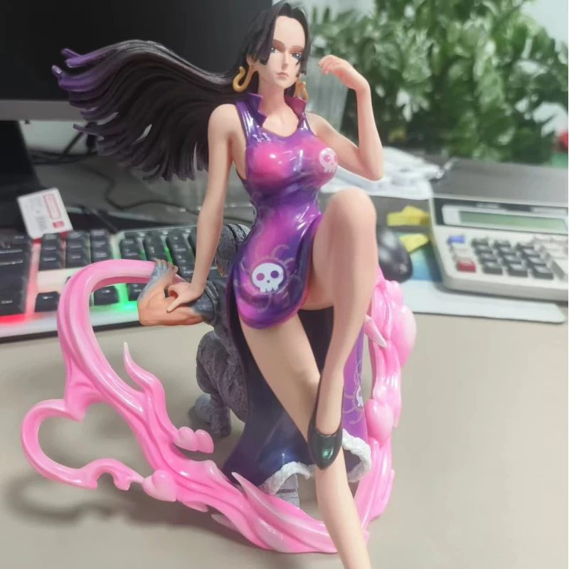 

Hot 20cm Anime One Piece Figure Boa Hancock Action Figures PVC Statue Desktop Ornament Collection Model Toys Gifts For Fans