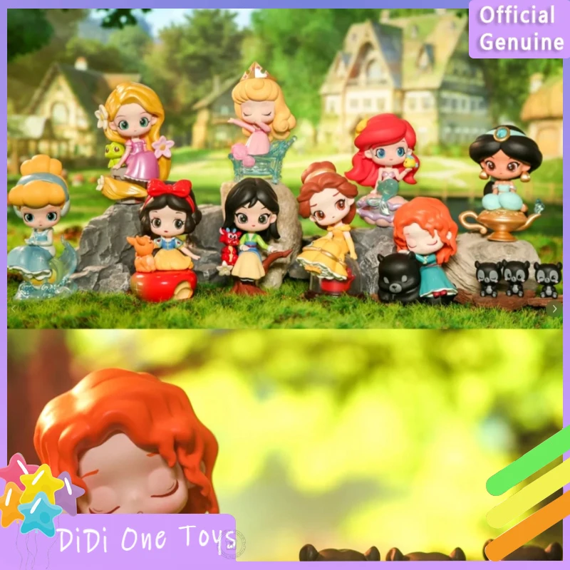 

Подлинная серия Disney Princess Fairy Town, слепая коробка, загадочная коробка, трендовые игрушки-сюрпризы, подарок на день рождения для девочек, коллекция фигурок