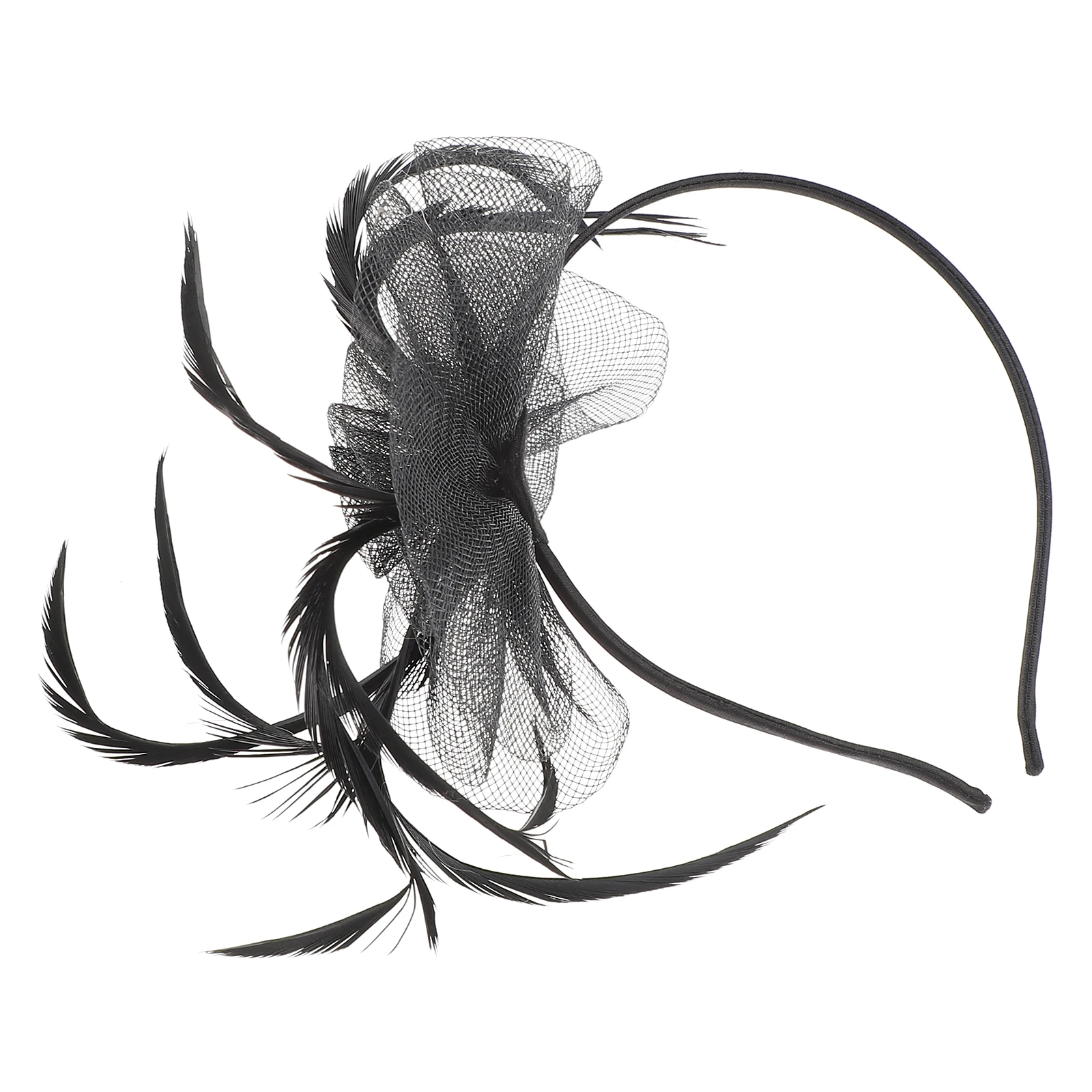 

Mesh Hair Accessories Wedding Party Bridal Headdress Elegant Bride Headband Mesh Gauze Headdress Hoop Hair Tool