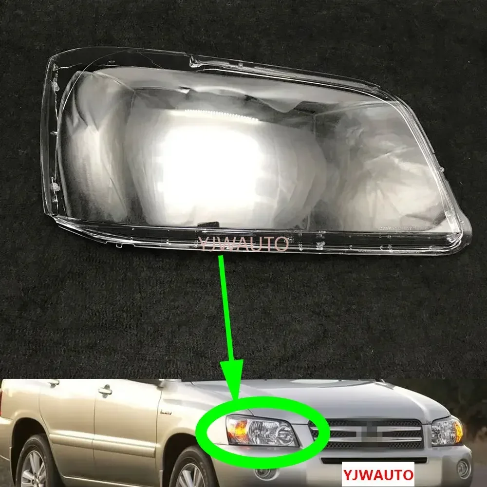 

For Toyota Highlander 2004 2005 2006 Headlight Cover Car Headlamp Lens Glass Replacement Front Lampshade Plexiglass Auto Shell