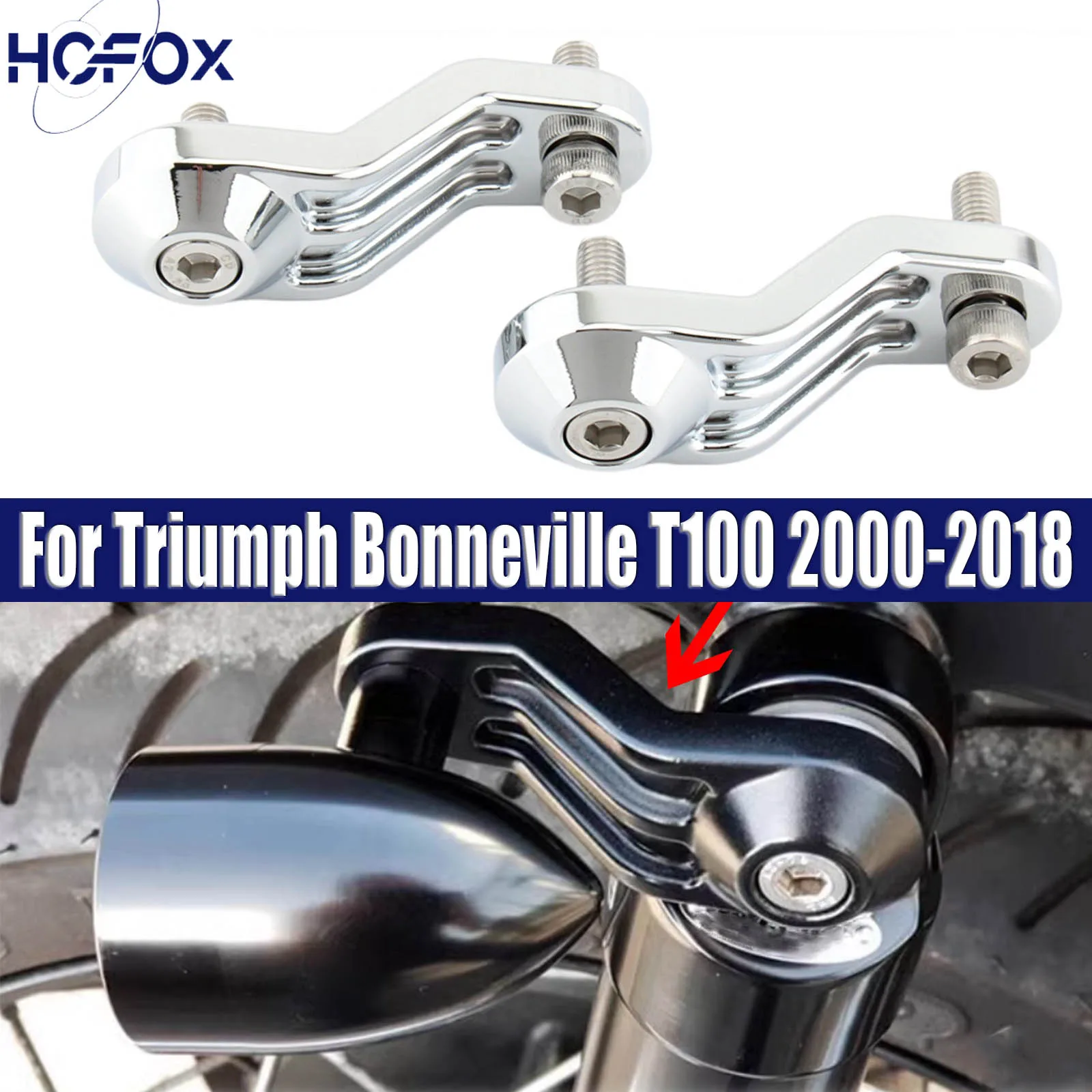 

Black Rear Motorcycle Turn Signal Relocater Holder Shock Bracket For Triumph Bonneville T100 T120 Scrambler Street Cup Chrome