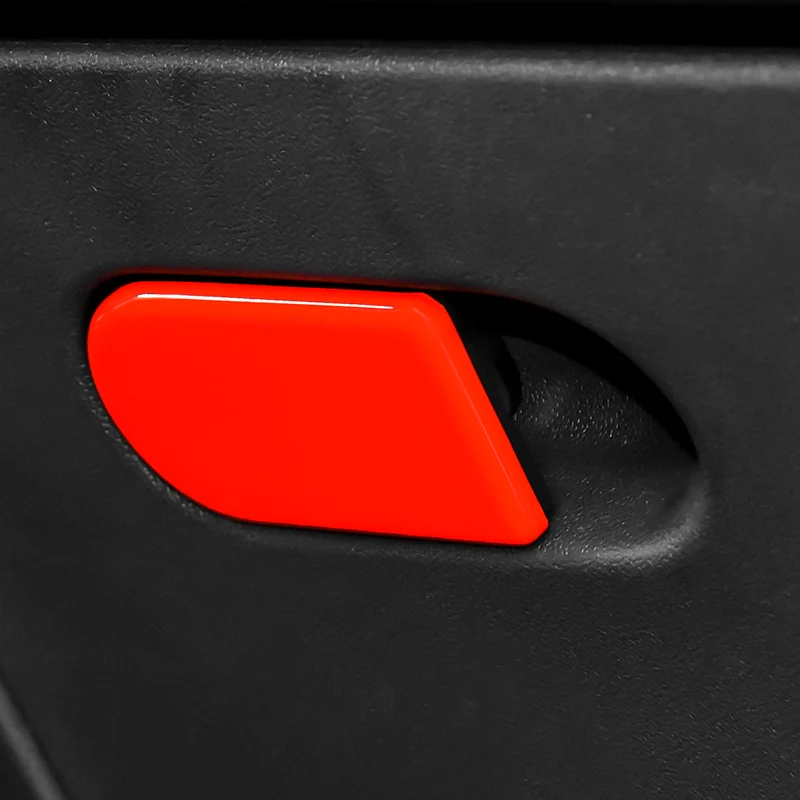 

Car Co-pilot Storage Box Patch Cover Glove Box Lid Handle Decorative PC Sticker Interior Car-Styling For Mini Cooper J01 J05 U25