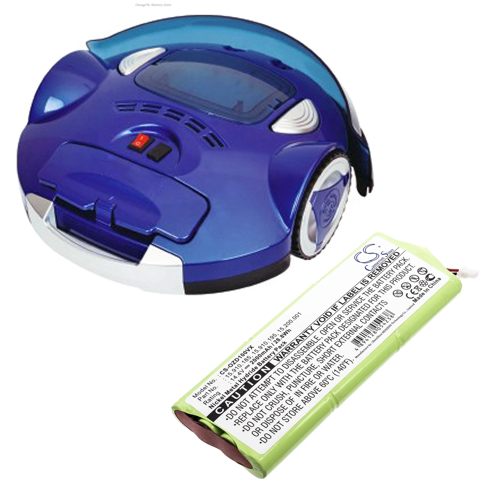 

14.4V 2000mAh Crane Remote Control Battery for Ozroll ODS Controller, E-Port Controller , For TOPAN TP-AVC701 +TOOL