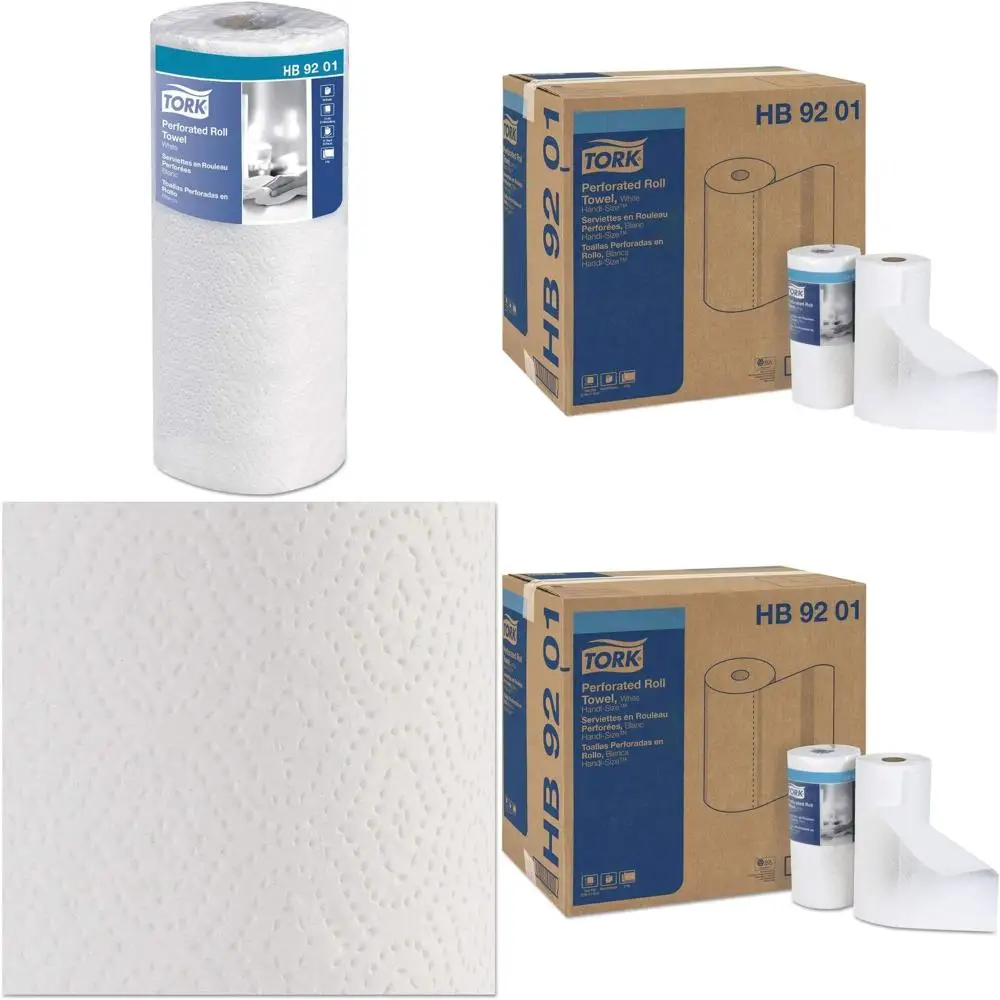

Compact 2-Ply White Roll Towel, 11x6.75, 120 Sheets/Roll, Pack of 30