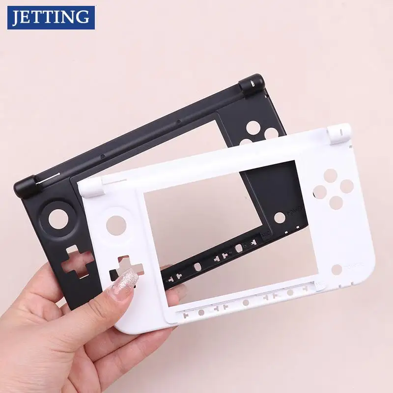 50PA Compatible with for 3DS XL LL Replacement Hinge Part Bottom Middle Frame Shell Housing Case for 3dsxl Game Console Case