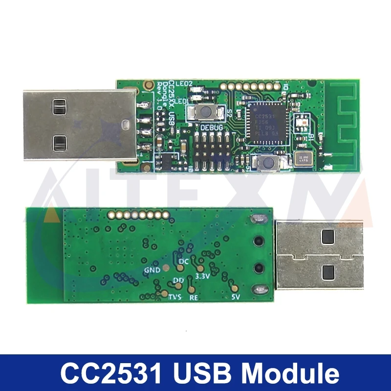 Wireless Zigbee CC 2531 Sniffer Bare Board Paket Protokoll Analysator Modul USB Schnittstelle Dongle Capture Paket Modul 2531