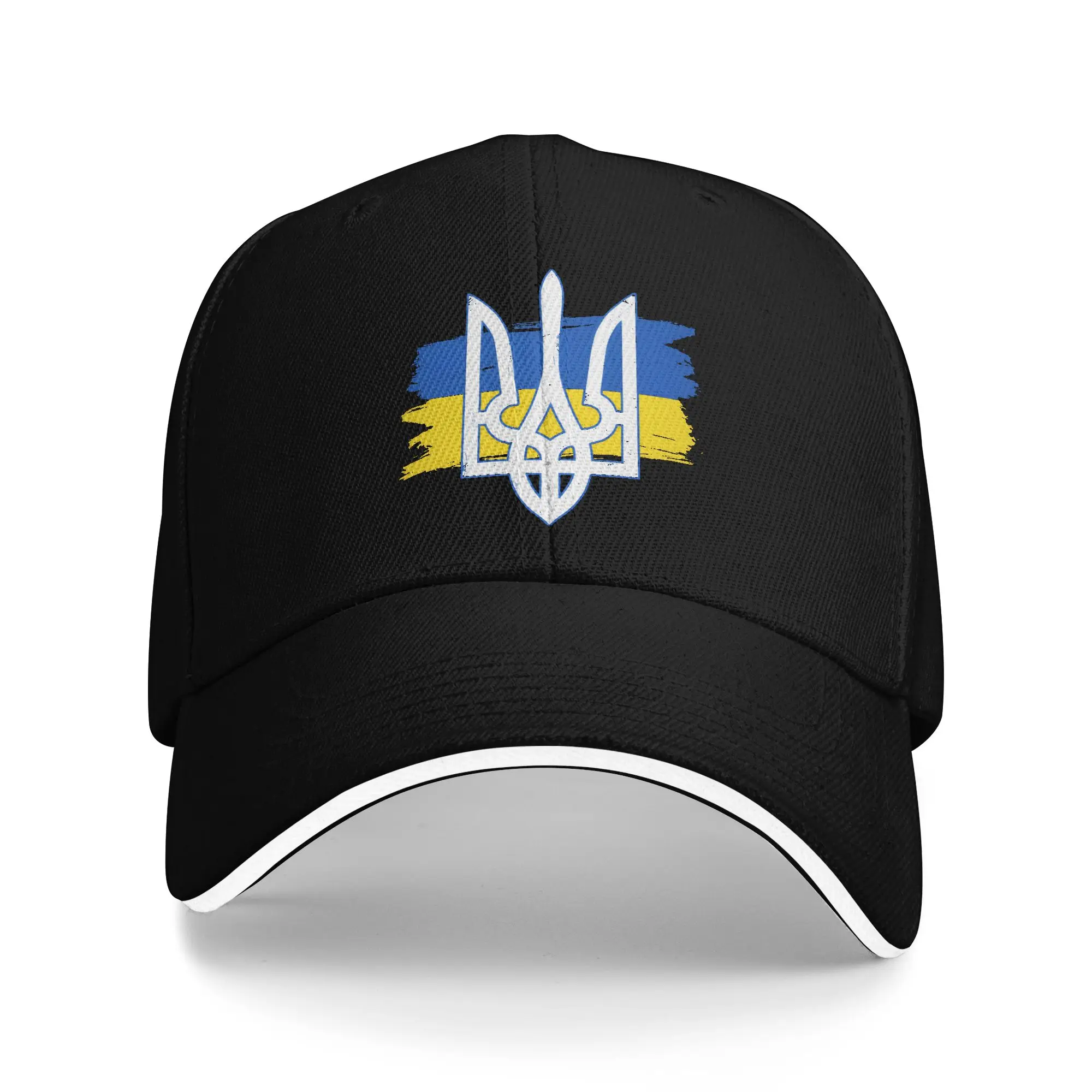 Spring Ukraine Trident Ukraine Flag Symbol Baseball Cap Outdoor Sport Vintage Design Sun Trucker Hat Men Sunscreen Snapback Cap