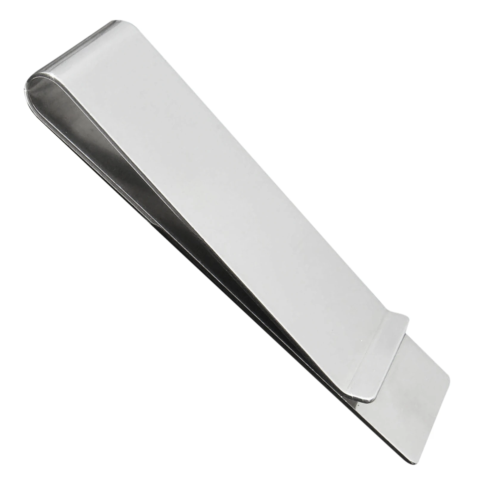 1Pcs Edelstahl Geld Clip Mode Einfache Silber Kreative Banknote Clip Gürtel Clip Persönlichkeit Lesezeichen Metall Ticket Ordner – Detail 3