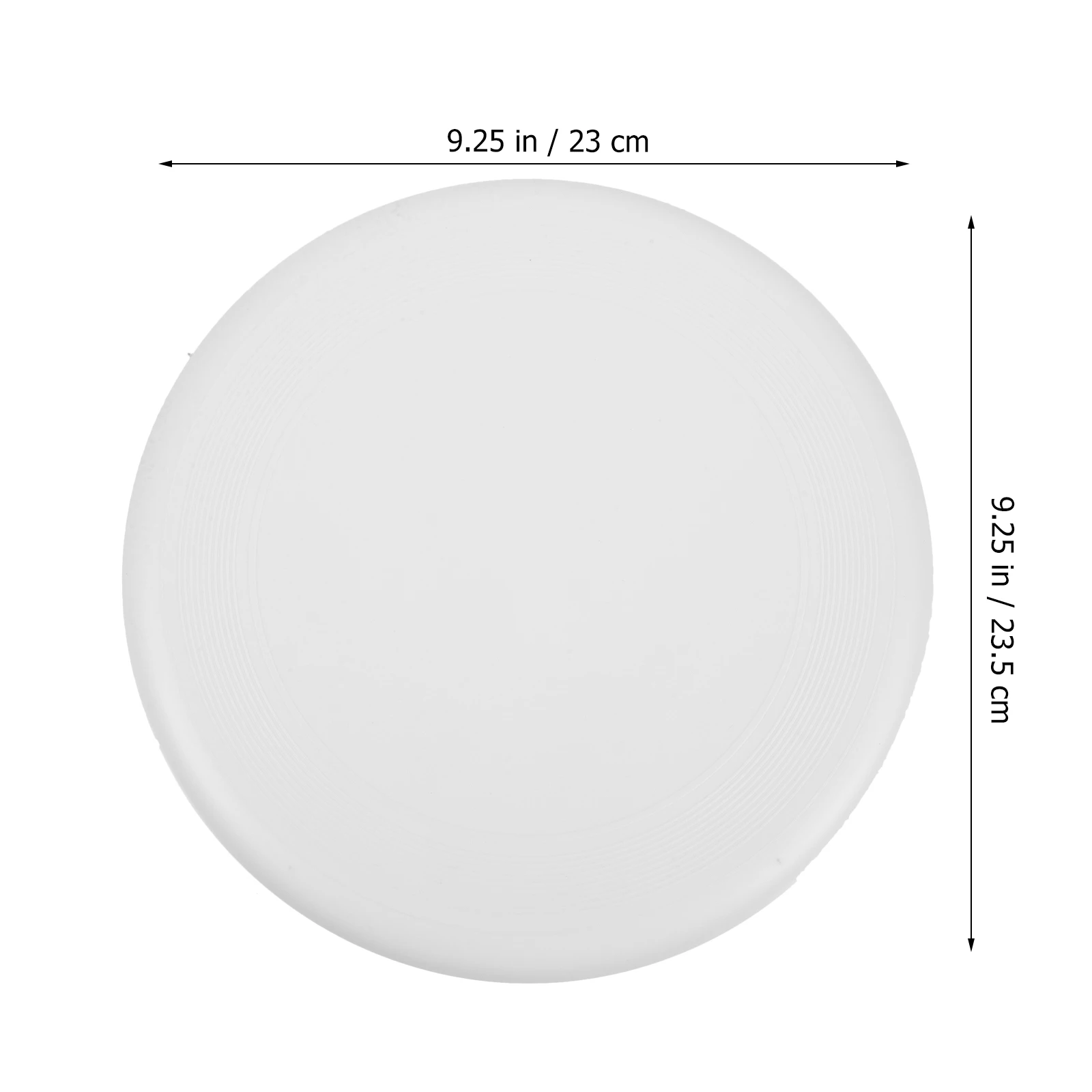 Disco de esportes ao ar livre 23.5cm 120g brinquedo plástico para crianças esportes discos voadores adultos portátil quintal brinquedo presente do animal de estimação