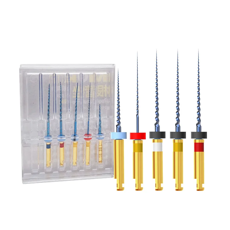 Dental root canal files, nickel titanium large taper machines, file measuring instruments, needle expanding motors, dental