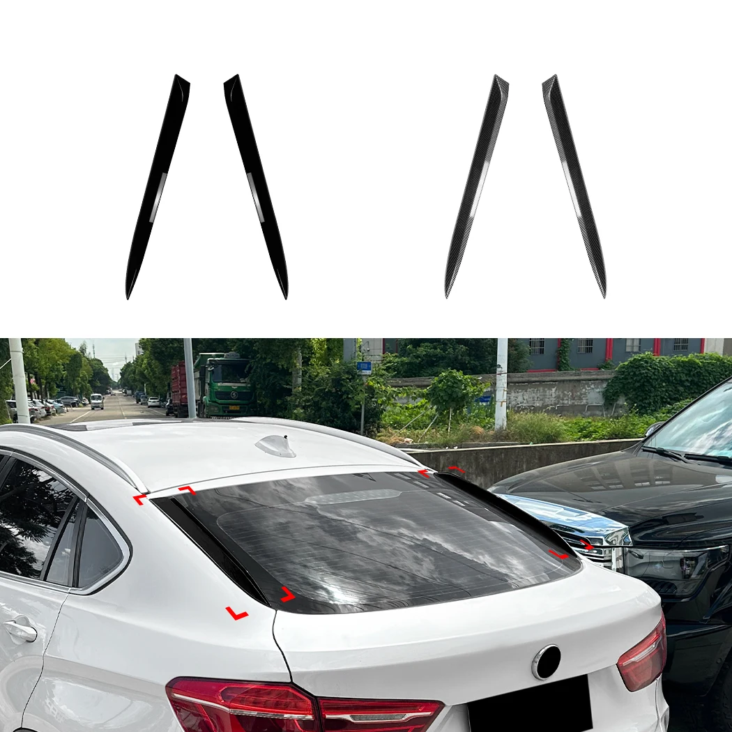 

MP-Style Rear Window Side Wing Spoiler Boot Lip For BMW X6 F16 2014 2015 20116 2017 2018 2019