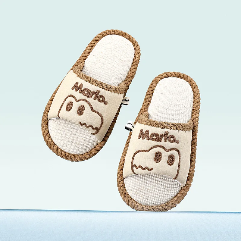 Cheerful Mario Soft Home Slippers for Kids cute for Summer Wear