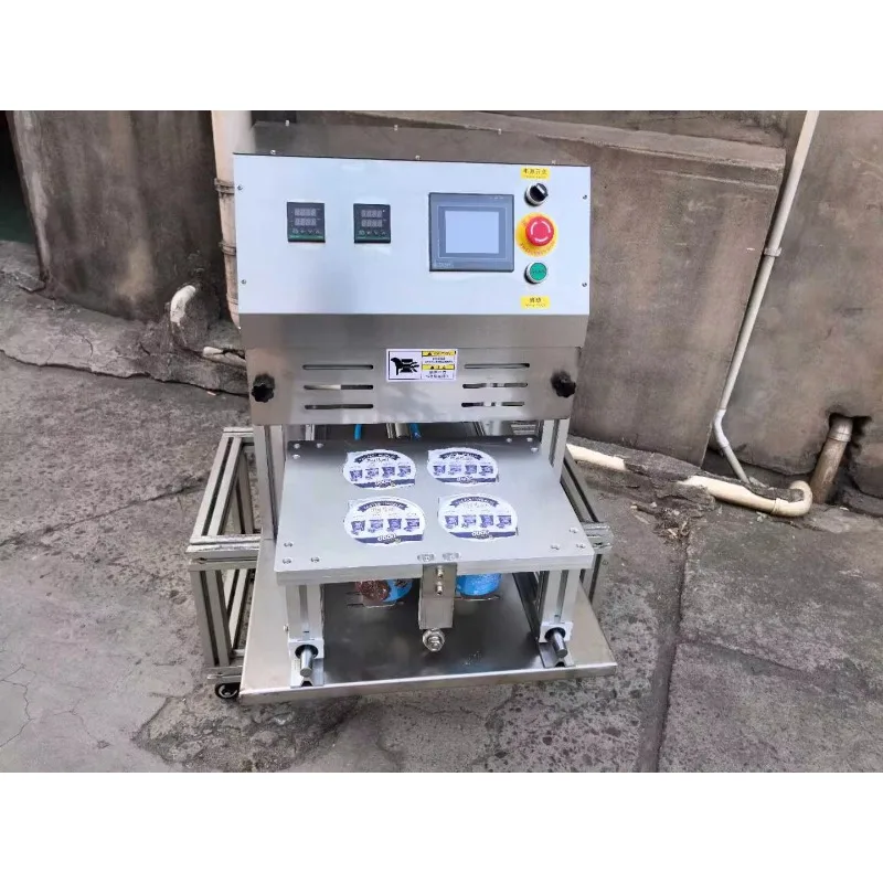 Cup Sealing MachineYogurt Sealing Machine Coffee Sealing Machine Plastic Film Laminated Film Round Food Container Square