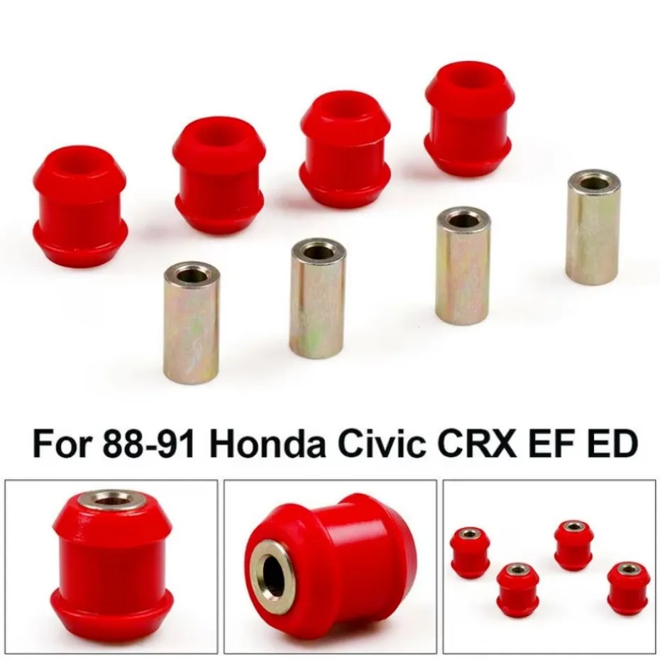 Front Upper Control Arm Urethane Bushing Fit Kit For Honda Civic CRX EF 88-91