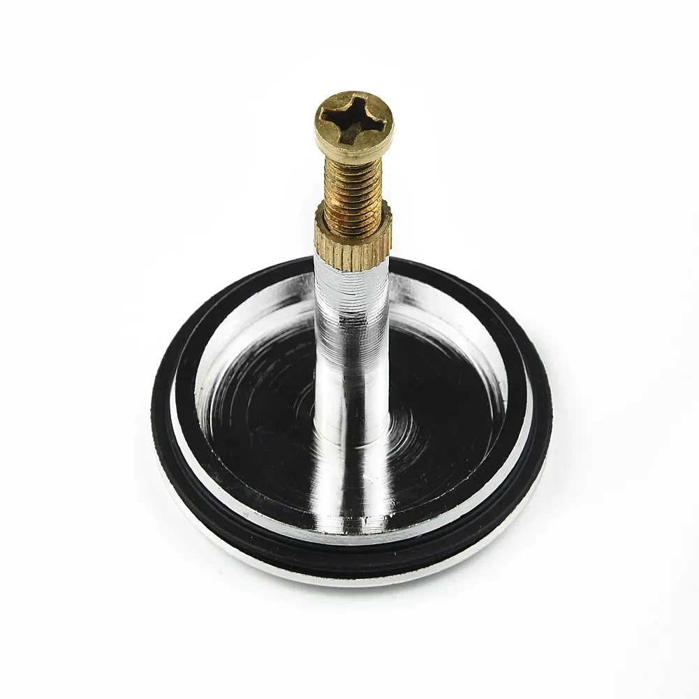 

Button Sink Waste Plug Quality Is Guaranteed Brand New High Quality Copper Plug Pop-Up Silver Sink Accessories