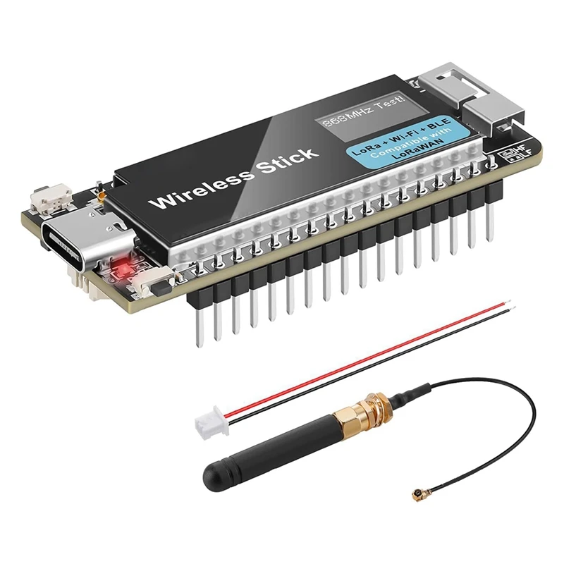 

ESP32-S3 Wireless Development Board Lora WIFI Bluetooth SX1262 Lorawan BLE Fast Type-C Connection 433-510Mhz Easy To Use