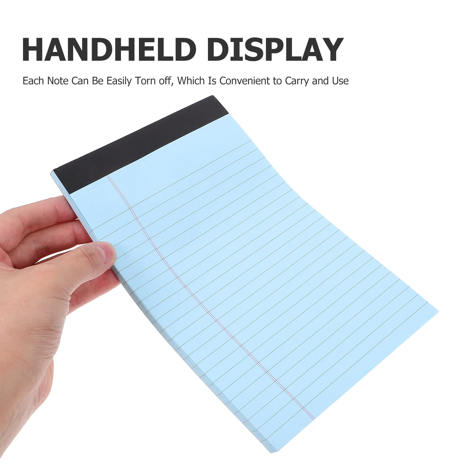 

4pcs A5 Pocket Notepad Tearable Memo Pad Lined Legal Paper Convenient Idea Notebook For Students Office Lightweight Time Planner