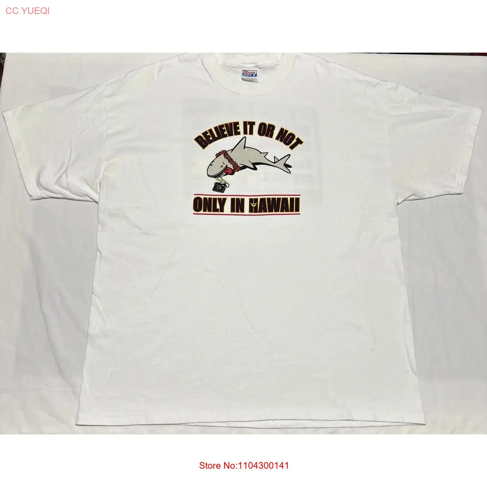 Y2K Hawaii Waikiki Tourist T Shirt Drunk Size Xxl Double Sided Clean vintage Washed Breathable homme streetwear Casual Soft