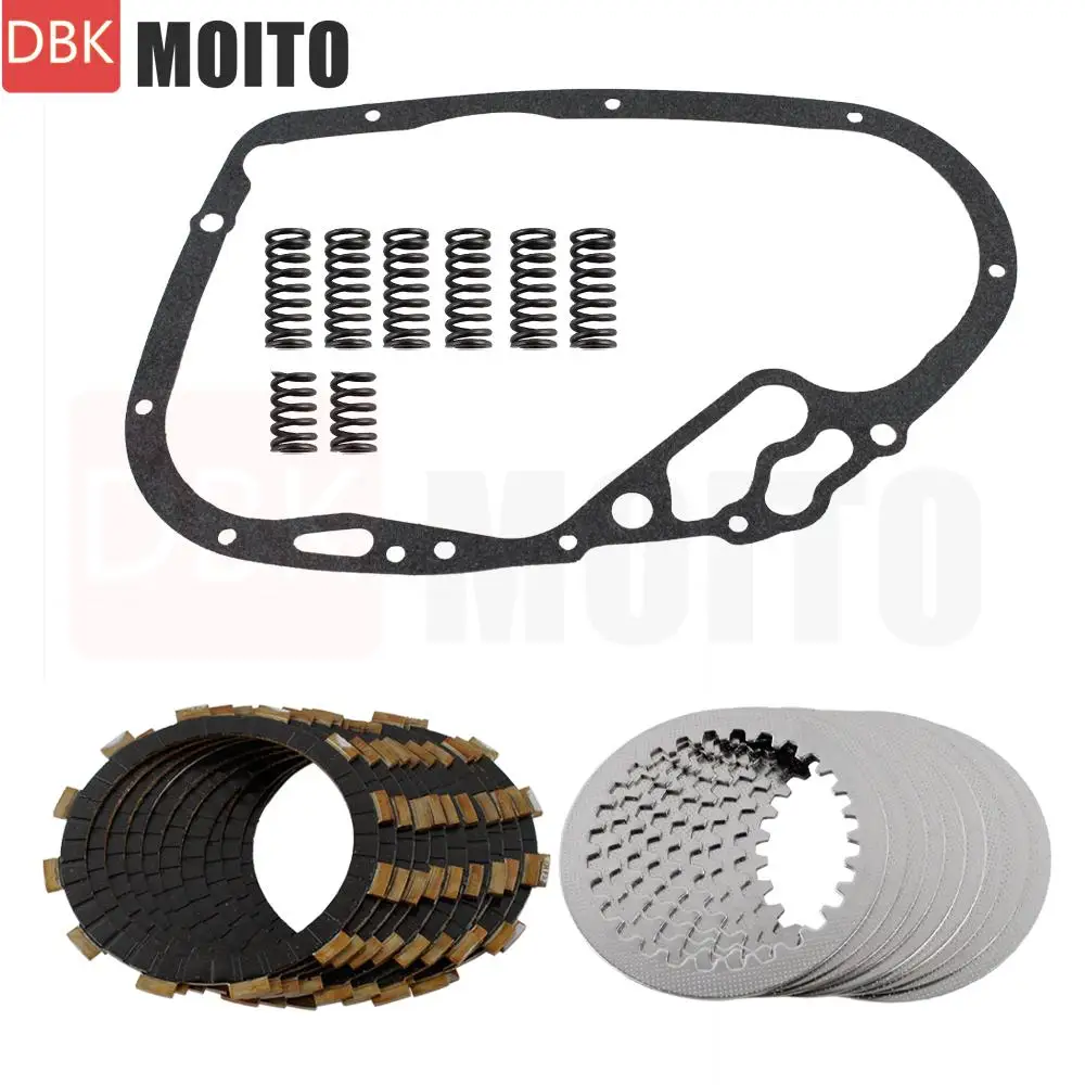 

Motorcycle Complete Clutch Kit Heavy Duty Springs Cover Gasket Separator Plates For Suzuki VS1400GLP Intruder 1400 1987-2009