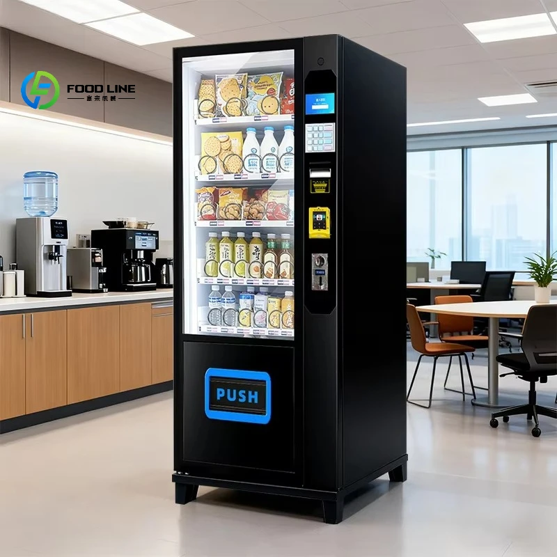 Hot Sale High Quality Customized Combo Machine for Commercial Street Drink Snack Vending Machine Customized