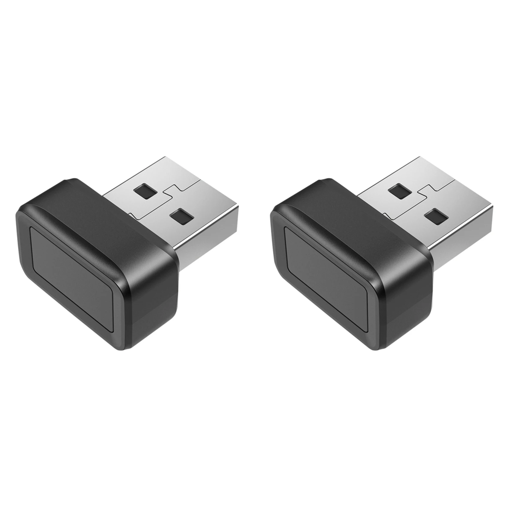 【BRILLIANT 】2X USB Fingerprint Key Reader FIDO U2F Security Key For Windows Hello Anti-Spoofing Speedy Matching Security Key,A