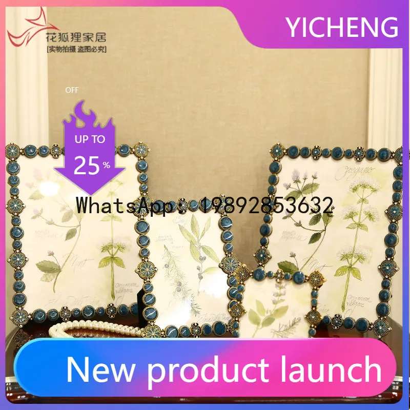 Luxury photo frame display 6inch 7inch 10inch wedding photo stand creative photo frame tabletop display