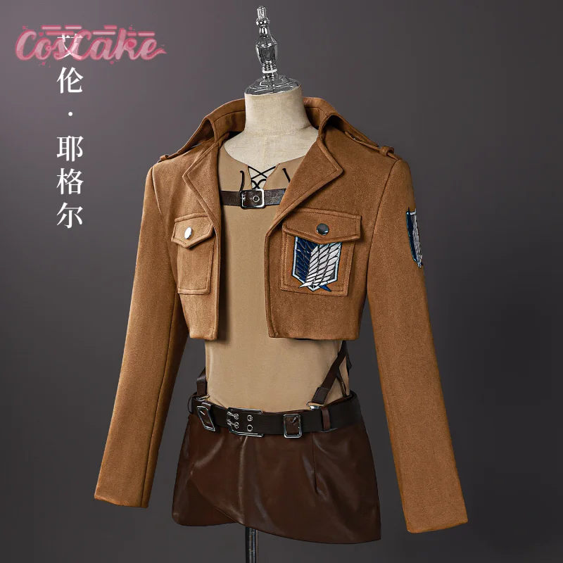 

Attack on Titan‌ Eren Mikasa Levi Armin Hange Historia Reiss Cosplay Costume Scout Regiment‌ Uniform Halloween Carnival Party