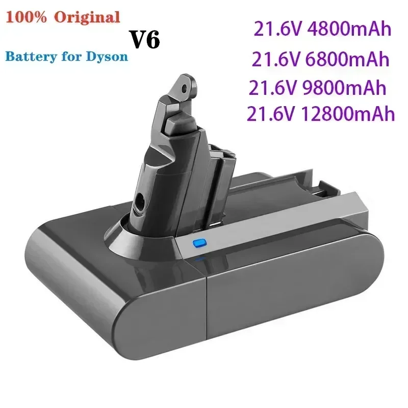 Batería de repuesto para Dyson, 21,6 v, 12800Ah, DC62, DC59, DC58, SV03, SV04, SV09, V6, Animal Motorhead, V6, Slim, V6, batería de vacío absoluta