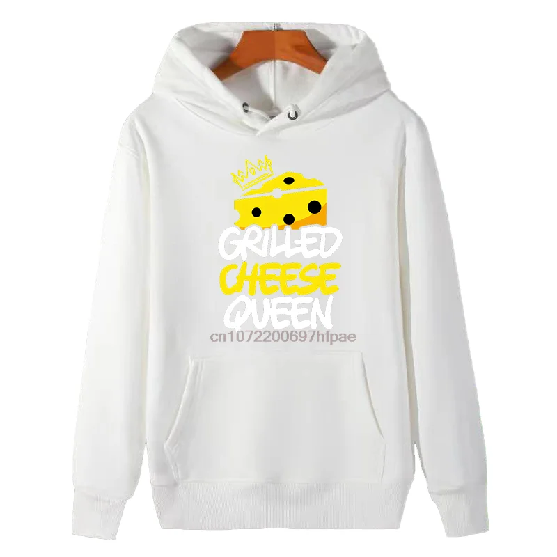 Grilled Cheese Queen Graphic Hooded Sweatshirts New In Hoodies & Sweatshirts Suitable For All Ages Winter Thick Sweater Hoodie