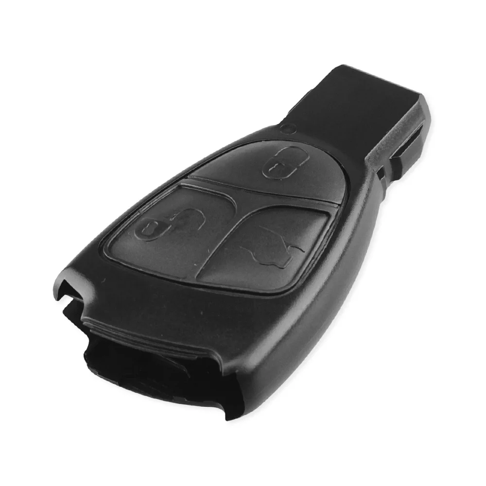 KEYYOU Etui na kluczyk samochodowy do Mercedes Benz C B E Class W203 W211 W204 YU BN CLS CLK Etui na kluczyk zdalny 2/3/4 przyciski