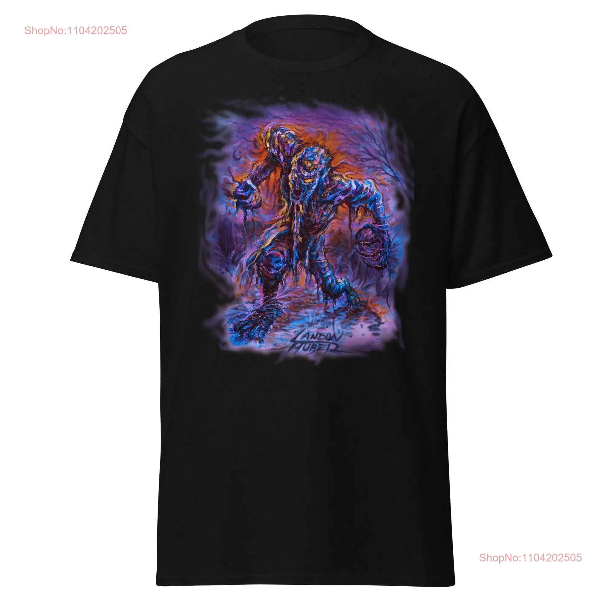 The Mummy of Graves Awesome Painted HALLOWEEN T Shirt in full color featuring art by Landon Huber Available Multiple