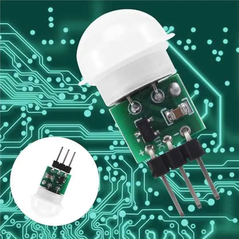 B63B-HC-SR312 AM312 8 Pack Mini PIR Motion Sensor Module IR Pyroelectric Infrared Human Body Detection Induction Sensor Detector