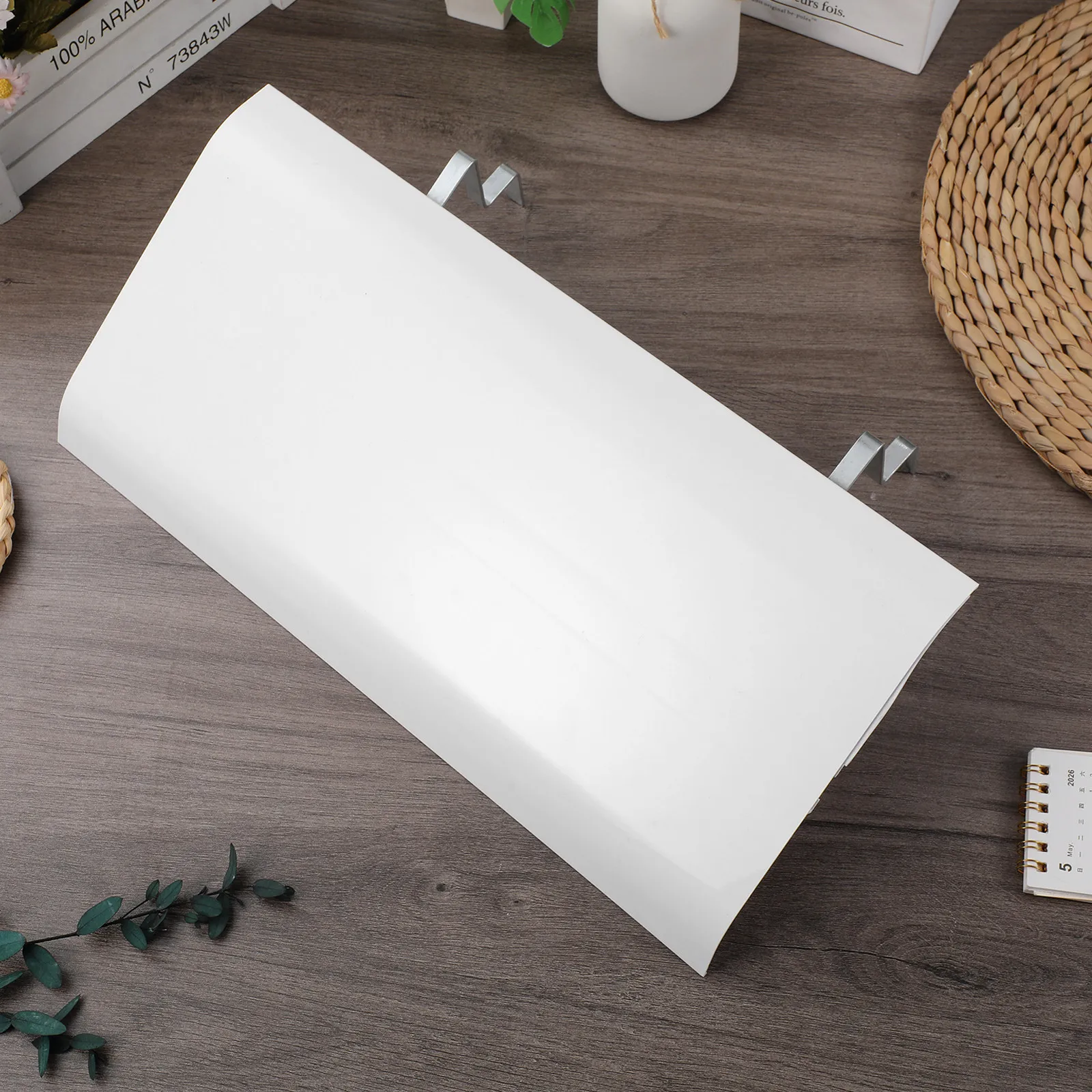 Air Conditioner Deflector 40Cm Solid Material Air Conditioning Vent Deflector Long Rectangular Ceiling Vent Airflow Baffle