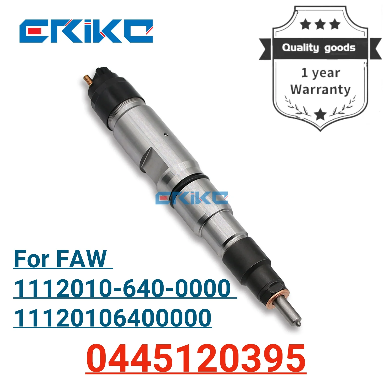 0445120395 Auto Engine Injection 0 445 120 395 Common Rail Injector 0445 120 395 for FAW 1112010-640-0000 11120106400000