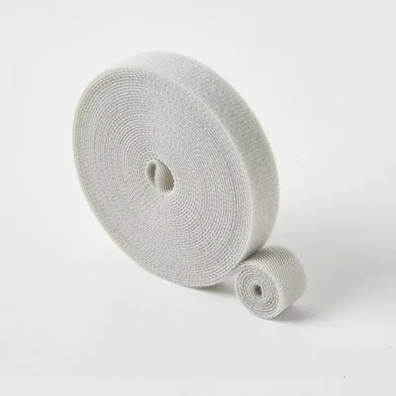 5 m wiederverwendbares Kabelbinderband mit Klettverschluss, verstellbarer Kabel-Organizer, Kabelmanagement-Gurt für Kopfhörer, Maus, Telefon, Ladekabel – Detail 2