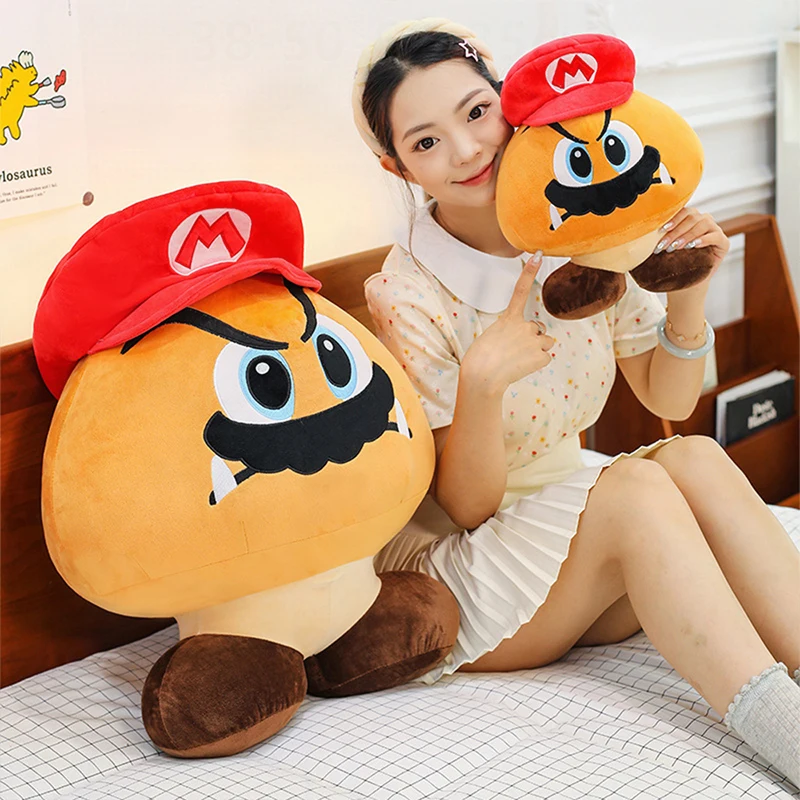 30/60cm nuevo lindo Super Mario King Koopa juguete de peluche juego mercancía castaño niño regalo de cumpleaños Animal relleno decoración colgante