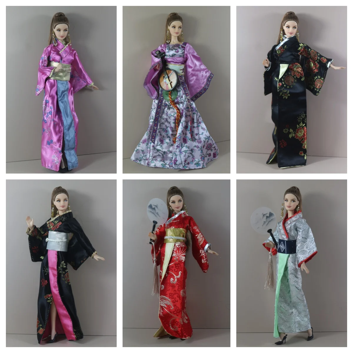 Handmade Doll Clothes Kimono Outfit for 11.5 inch 30cm Doll bjd clothes Many Style Gifts for doll accessories