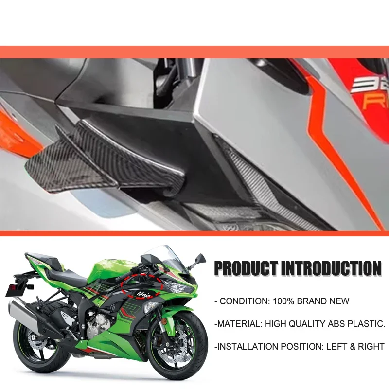 Para HONDA CBR650R alerón de motocicleta CBR650F CBR500R CBR1000RR para Yamaha BWS RS JOG JOE GP Winglet Kit de alas aerodinámic