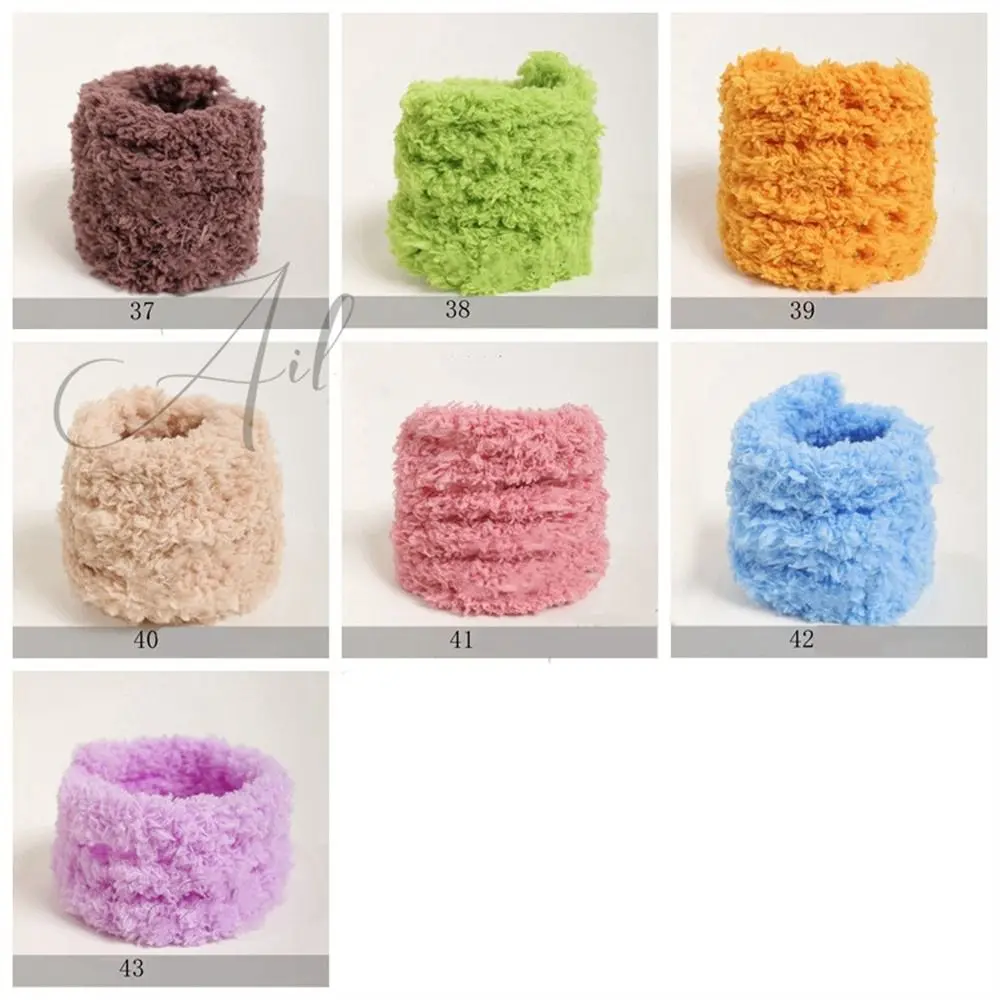 Iron Wire Wire Twist Stick Felt Fabric Plush Strips Thread Ribbon Bar Multicolor Cute Plush Wool Stick Crafts Toys