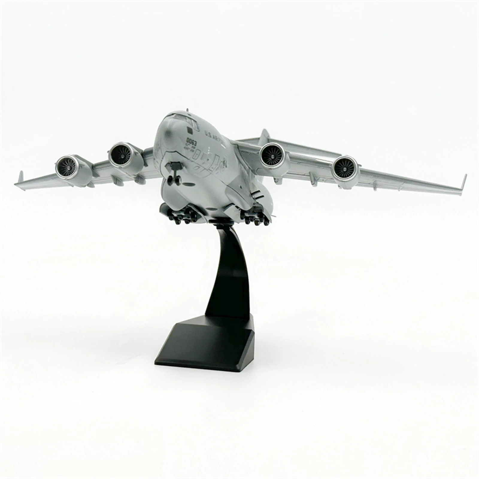 Alloy 1/200 C17 Airplane Diecast Model Desktop Decoration Gift Collectables with Base for Cafe Living Room Shelf Office Bedroom