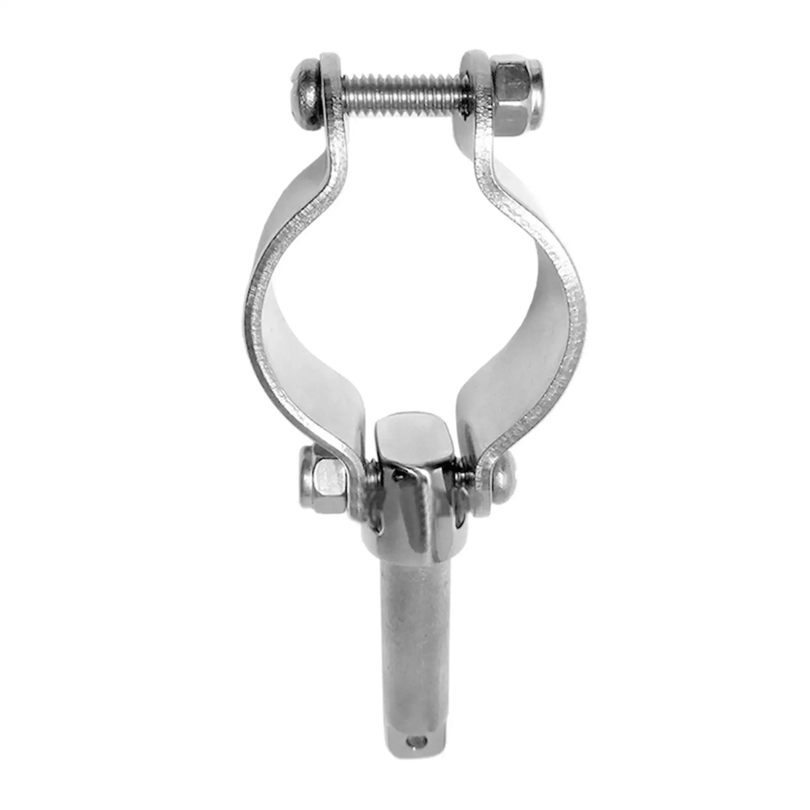 Marine stainless steel 304SS clamp on oarlock for 1/2 