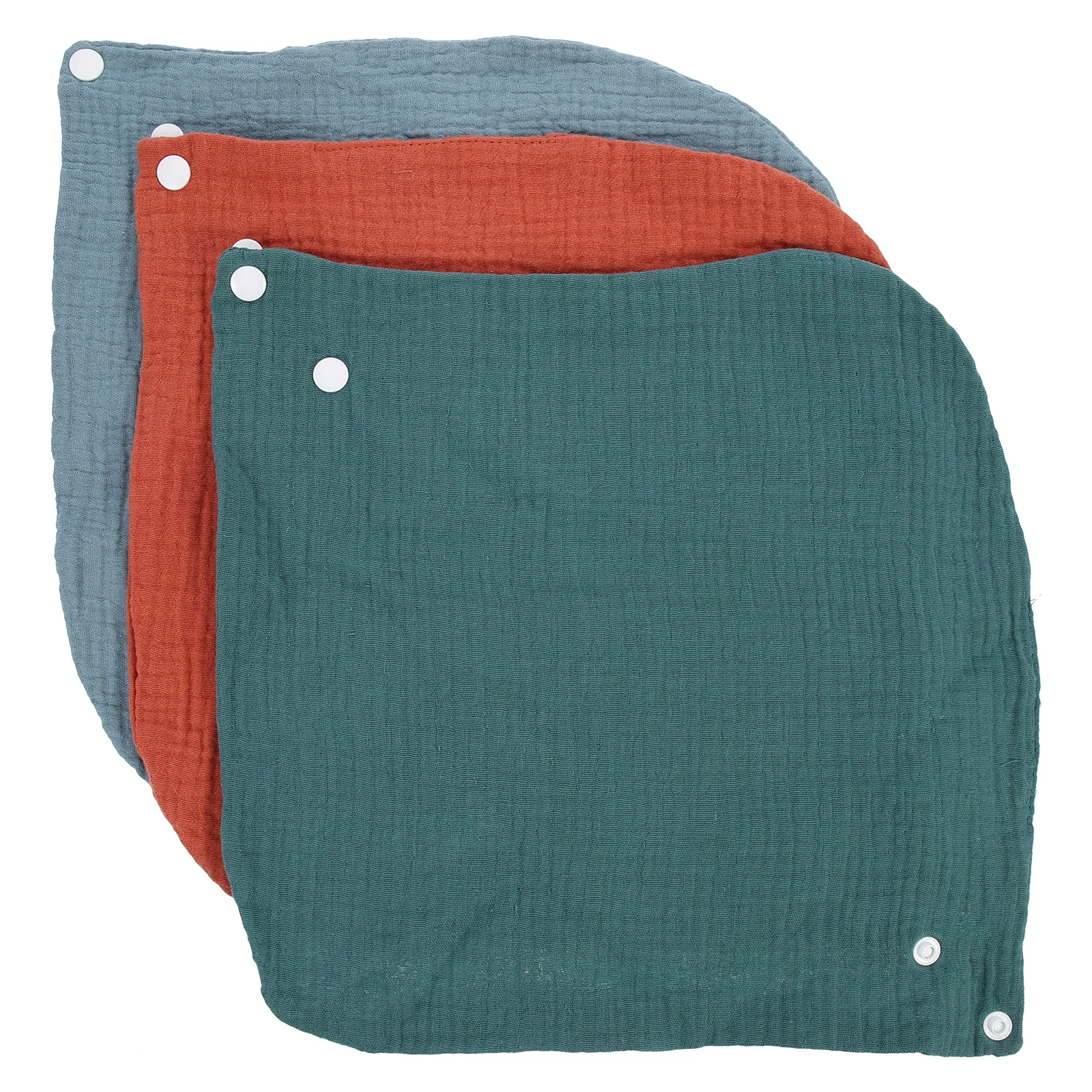 

3pcs Cotton Yarn Bibs Baby Bandana Drool Scarf Toddler Feeding Cloth Saliva Towel Dribble Infant Newborn Wipes