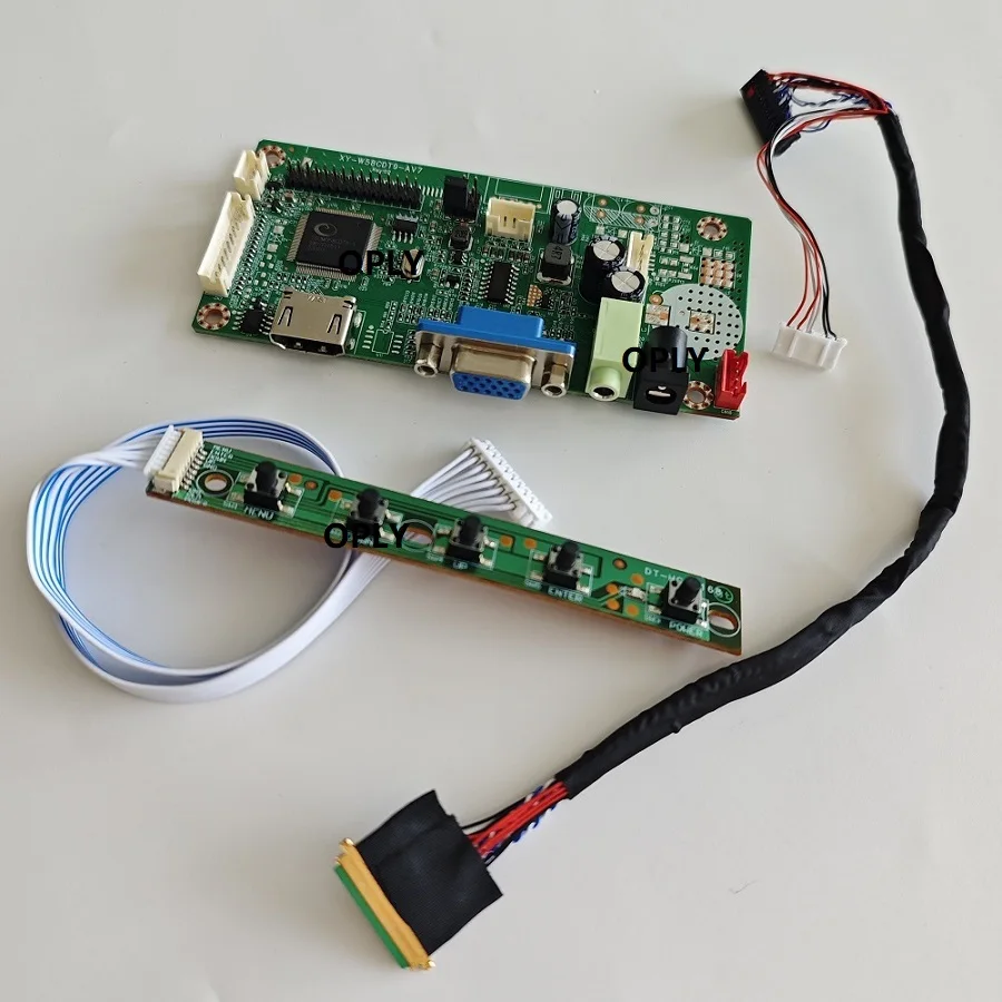 

HDMI-Compatible VGA 58C Controller board kit for B140XW01 V8 B140XW01 V9 B140XW01 1366X768 14" LED panel 40pin DIY