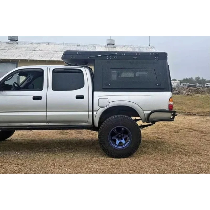 Steel Dual Cab Hardtop 4X4 Pickup Truck Bed Waterproof With Windows Canopy Topper For F150 Car