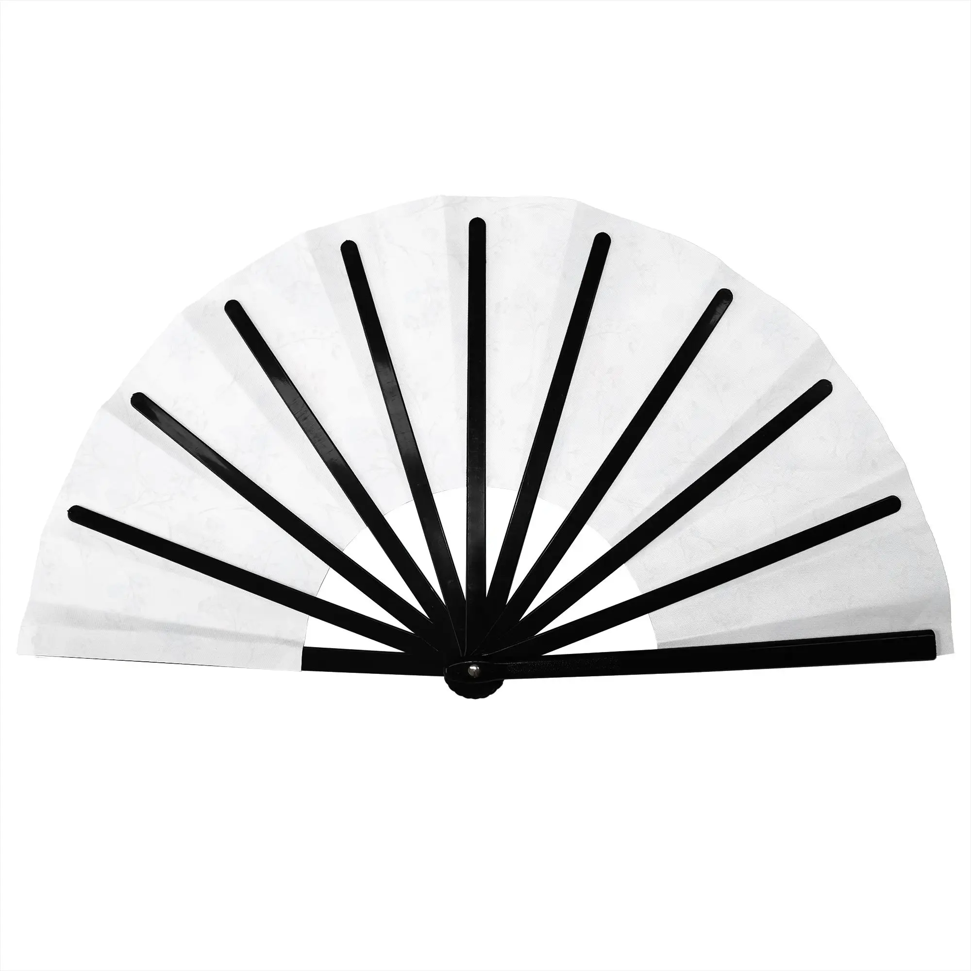 Forget Me Not Flowers Folding Hand Fan Lavender Purple And Pastel Blue Polyester Fabric Fan Cool  Accessory Decorative Fans
